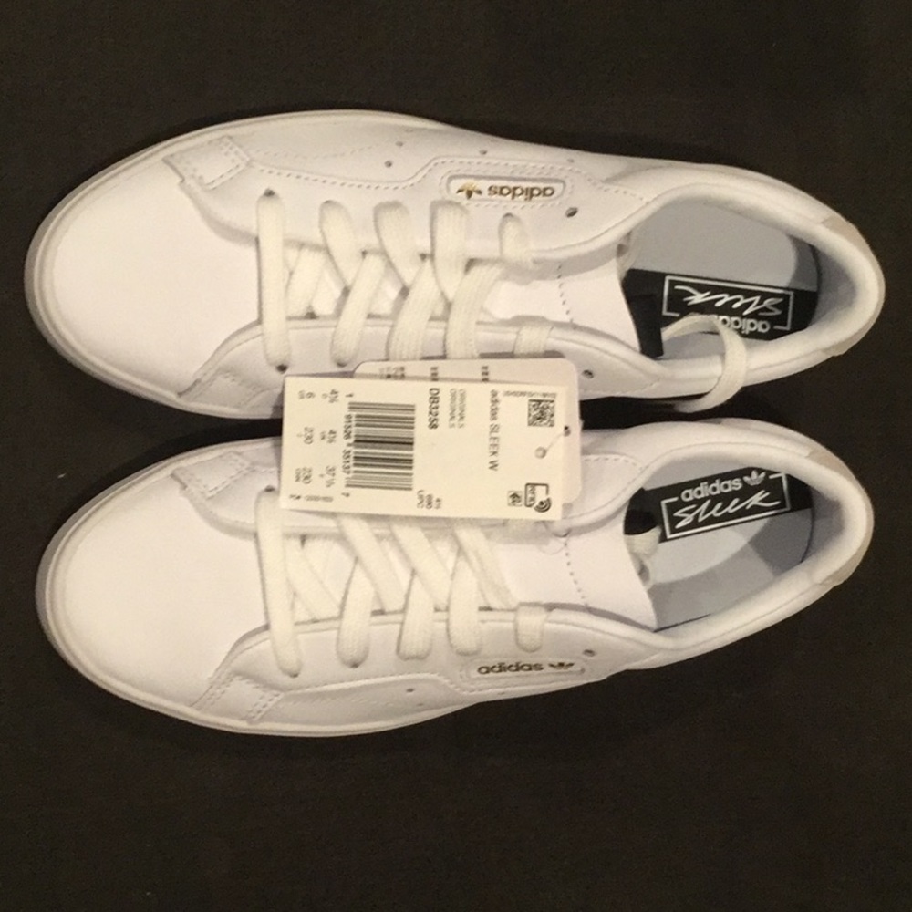 Adidas sleek white